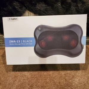 Zyllion shiatsu massage pillow with heat